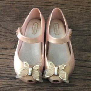 Mini Melissa toddler shoes size 9.